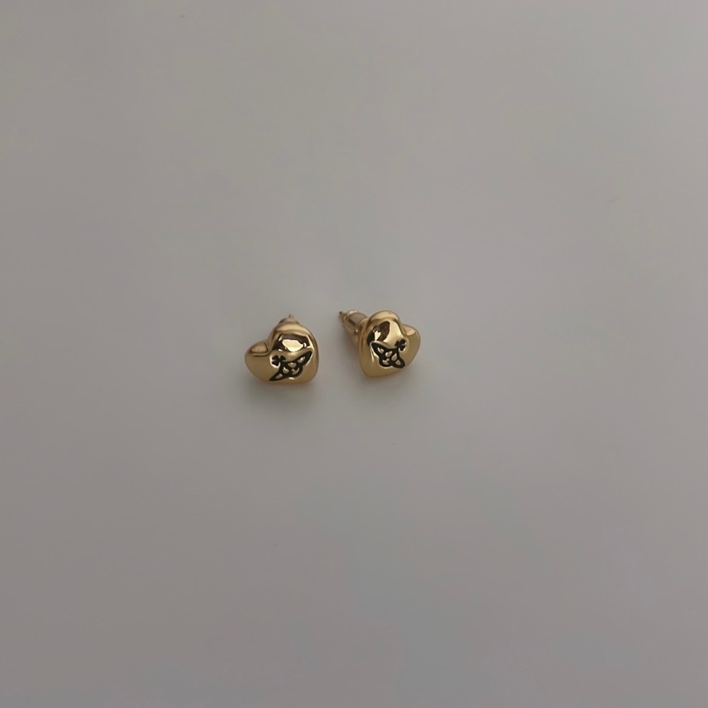 vivienne westwood heart earrings
